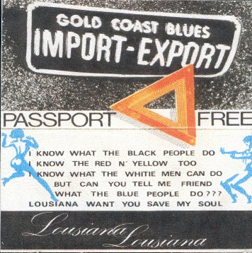 Pochette CD Import-Export "Passport Free"
