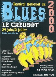 Affiche du festival de Blues du Creusot